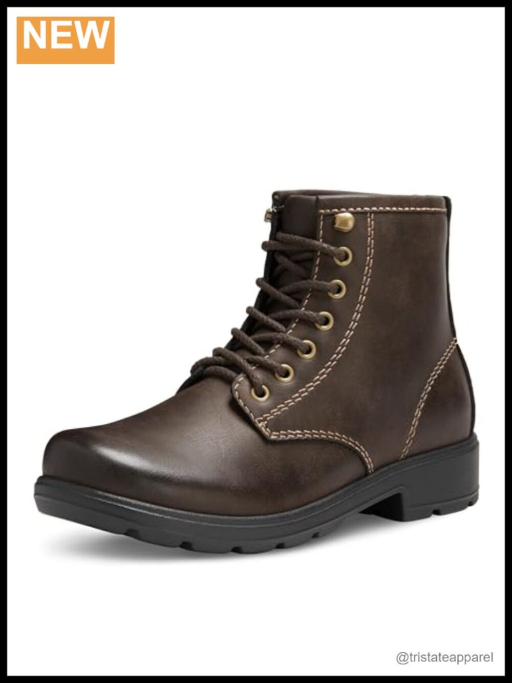 Eastland Women's Lace-Up Ankle Boots - Cushioned Comfort PU Sole
